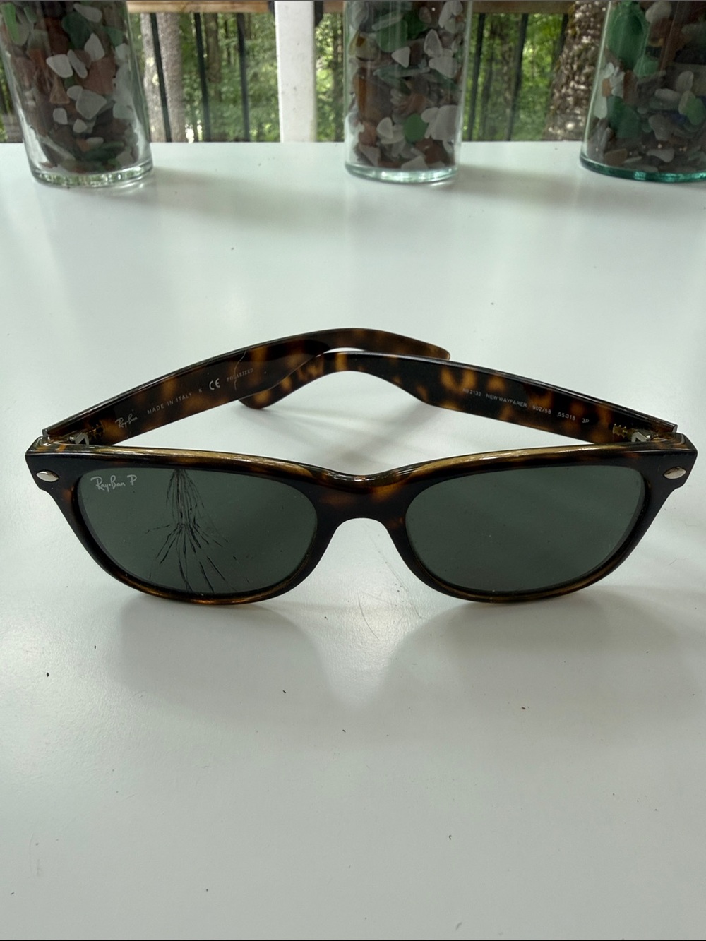 Ray-Ban Tortoiseshell Sunglass frames only. Uni-sex Men and Women